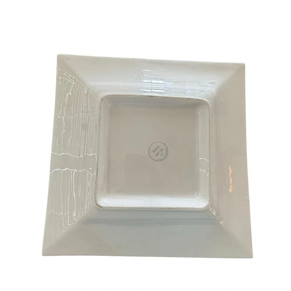 Williams Sonoma White Square Italian Serving Dish 14”